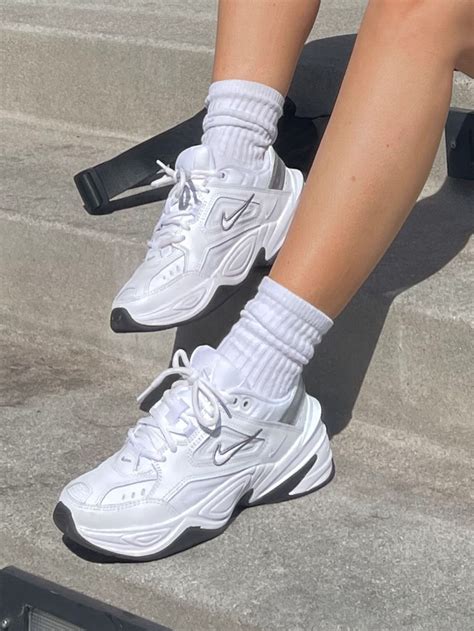 nike m2k tekno damen weiß silber|Nike 'M2K Tekno' Sneakers .